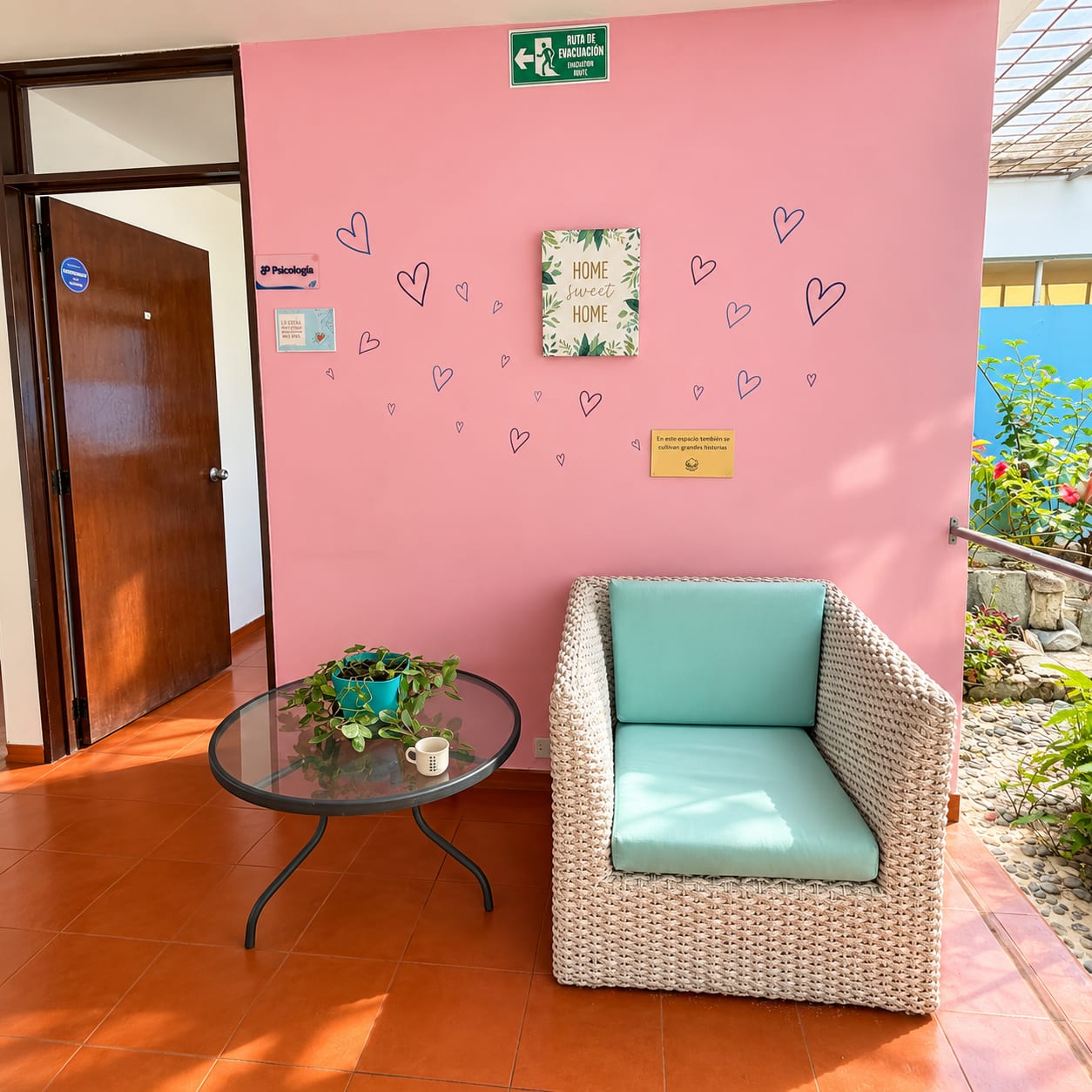 Rincón de descanso de la sede Ibagué